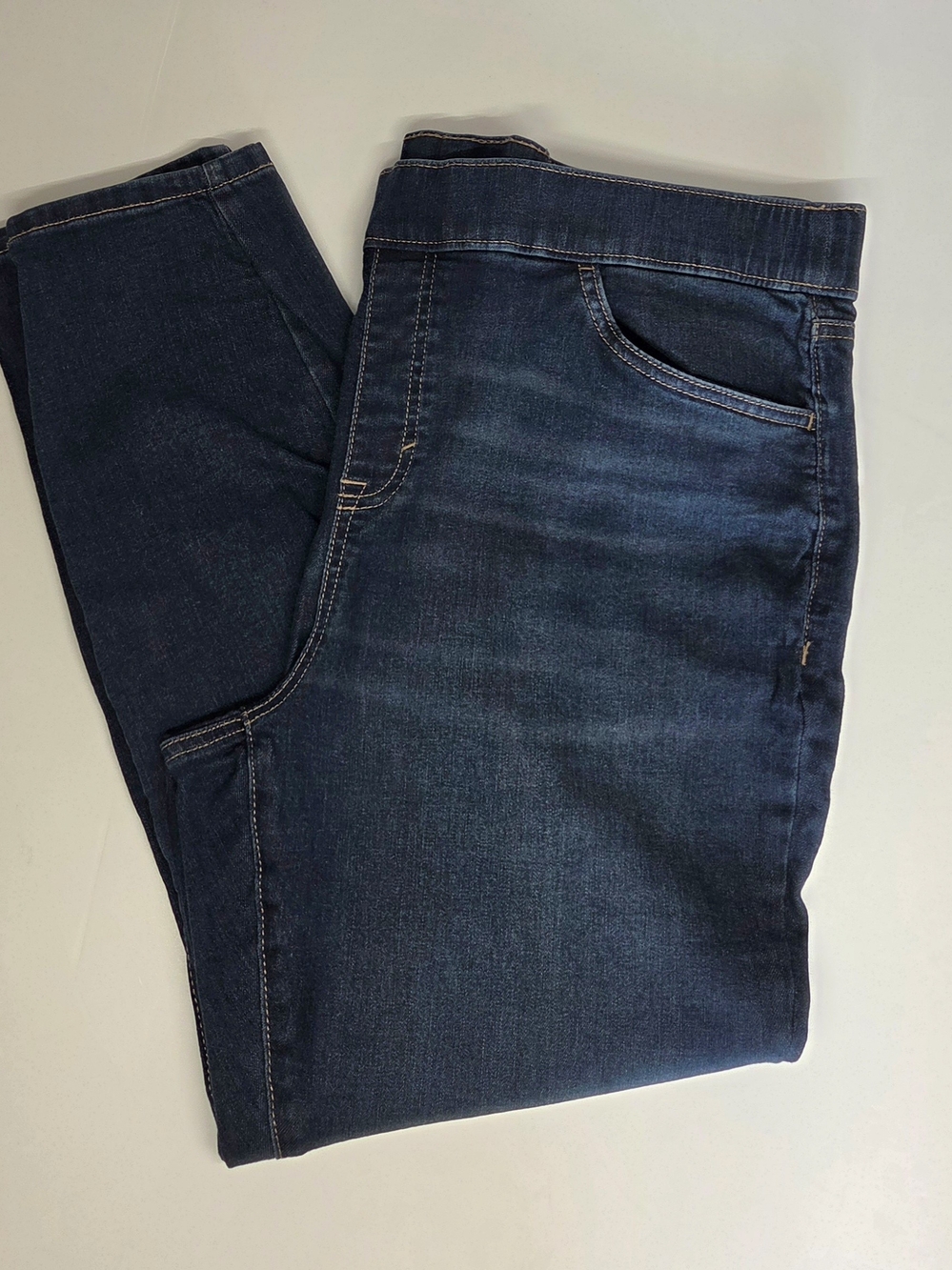 EVRI Indigo Blue Stretch Jeggings - Slim Waistband - Picture 3 of 13